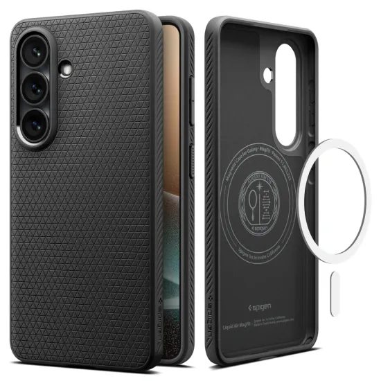 Spigen Liquid Air Mag MagSafe, Samsung Galaxy S26 Plus, μαύρο
