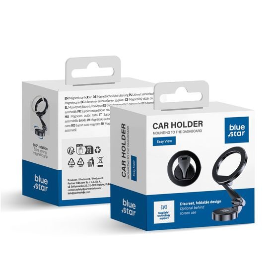 BlueStar Suport auto magnetic MagSafe, negru