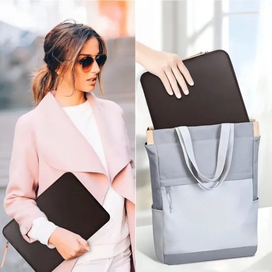 Tech-Protect Fleece Laptop 13-14, tmavo hnedá