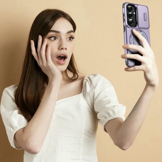 Θήκη Camslide Stand, Samsung Galaxy S26, μωβ