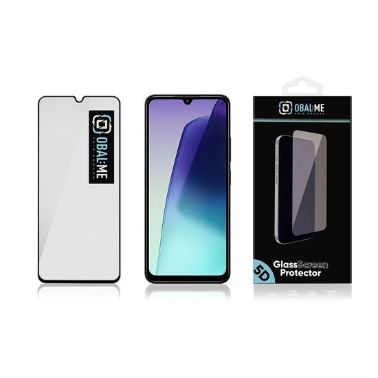 OBAL:ME 5D Tvrdené Sklo pre Xiaomi Redmi 14C 4G / Poco C75, čierne