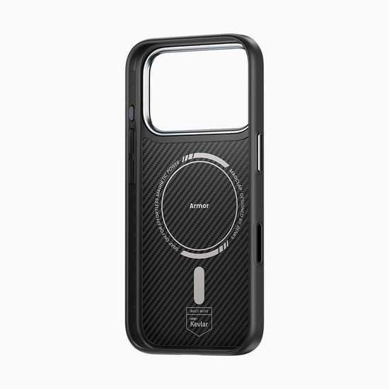 Benks Magnetic Armor Pro Kevlar θήκη Metal Frame, iPhone 17 Pro, μαύρη