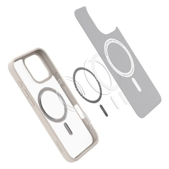 Spigen Ultra Hybrid Mag με MagSafe, iPhone 16 Pro Max, παγωμένο φυσικό τιτάνιο