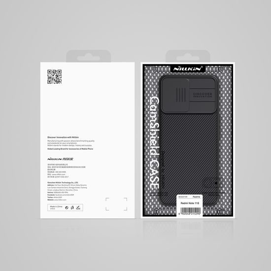 Nillkin Camshield, Xiaomi Redmi Note 11S, černý