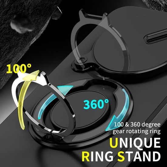 Camslide Stand maska, Xiaomi Redmi Note 15 Pro Plus 5G, crna