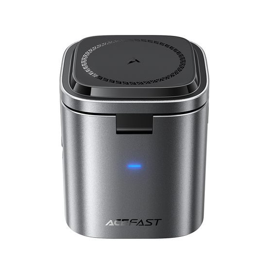 Acefast Oplaadstation 6-in-1 (Z9) - GaN - USB, USB-C - 80W - Zwart
