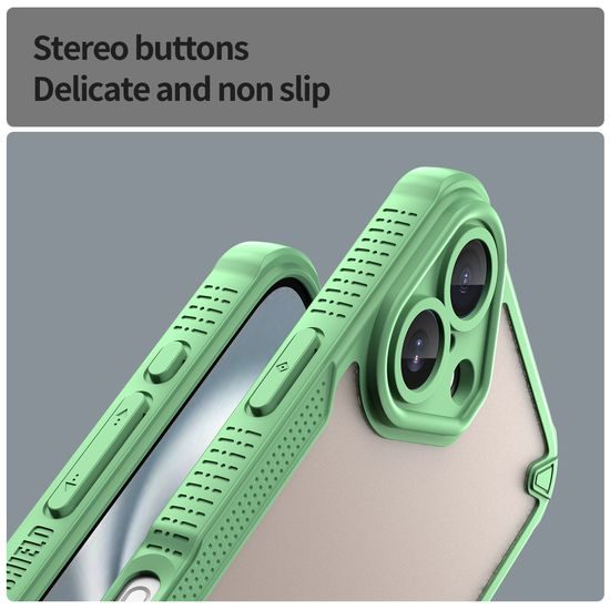 ArmorShield Hybrid Case, iPhone 16 Plus, πράσινο