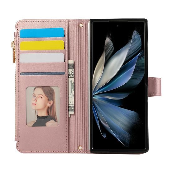 Etui Glamour, Samsung Galaxy Z Fold 8 Ultra, różowe