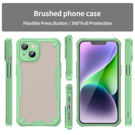Υβριδική Θήκη ArmorShield, iPhone 14, πράσινο