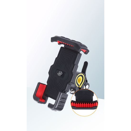 JP Metall-Smartphone-Halterung für Fahrrad- und Motorradlenker, BH03, schwarz