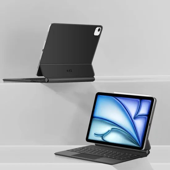 Tech-Protect Μαγνητική Θήκη με Πληκτρολόγιο, Apple iPad Air 10,9" 4 / 5 / 2020-2022 / 11" 6 / 7 / 2024-2025, μαύρο