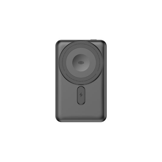 MagSafe power bank με φόρτιση Apple Watch, με βάση στήριξης και ενσωματωμένα καλώδια USB-C και Lightning, 10000 mAh, ασημί