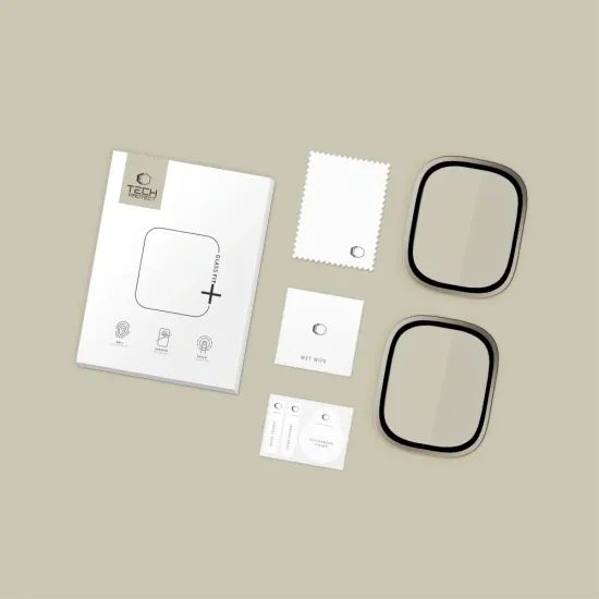 Tech-Protect Glass Ring, Apple Watch Ultra 1 / 2 / 3 (49 mm), τιτάνιο, 2 τεμάχια