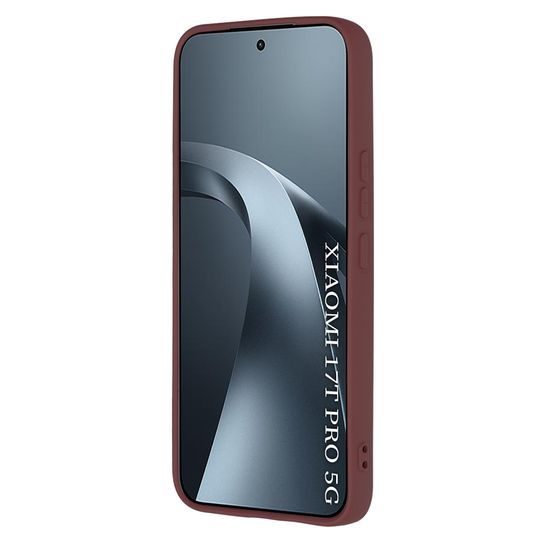 Xiaomi 17T Pro Hoesje - Techsuit SoftFlex - Siliconen Case - Wijnrood
