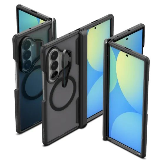 Samsung Galaxy Z Fold 8 Ultra ümbris – Spigen Optik Armor Pro MagSafe'iga – must