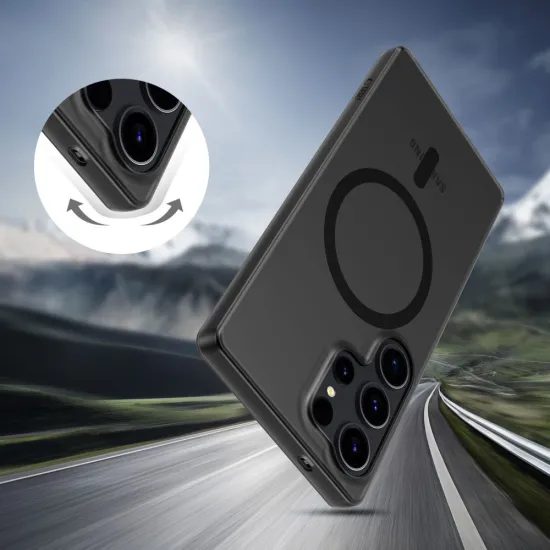 Tech-Protect Magslim MagSafe, Samsung Galaxy S25 Edge, Μαύρο Ματ