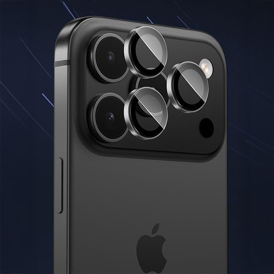 iPhone 18 Pro / 18 Pro Max kaamera kaitseklaas – Benks DR Sapphire – must