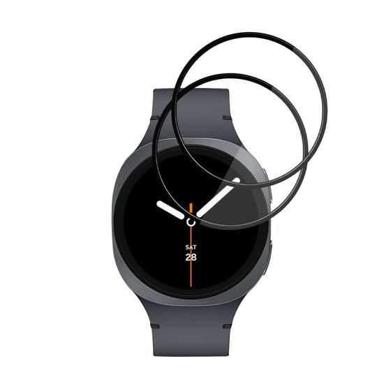 Techsuit Nano Flex, Samsung Galaxy Watch8 40mm, 2 kusy, čierne