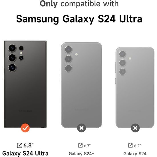 Suritch MagSafe Kickstand borító Samsung Galaxy S24 Ultra, fekete