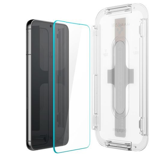 Spigen Glass.TR EZFit cu aplicator, 2 bucăți, Folie de sticlă securizată, Samsung Galaxy S23 Plus