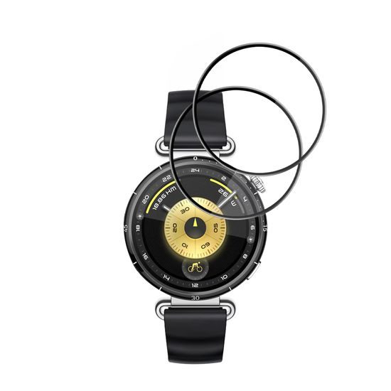 Techsuit Nano Flex, Huawei Watch GT 6 41mm, 2 darab, fekete