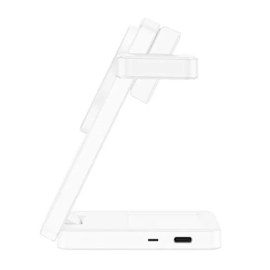 Tech-Protect A56 3v1 MagSafe bezdrôtová nabíjačka, 25 W, Qi2.2, biela