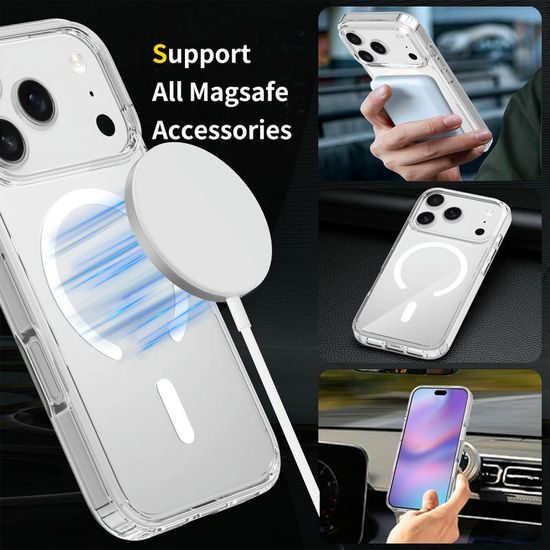 Magsafe Διάφανη θήκη, iPhone 17 Pro, διαφανής