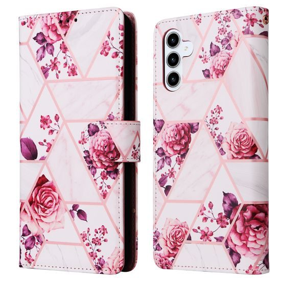 Mágneses tok, Samsung Galaxy A35, márvány