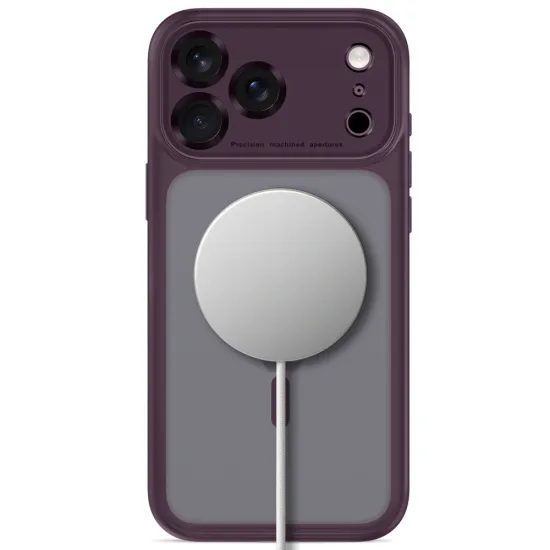 Tech-Protect MagPeak MagSafe CC, iPhone 17 Pro Max / 18 Pro Max, vínový matný