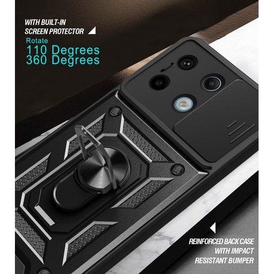 JP CamShield, Xiaomi Redmi Note 13 Pro 5G / Poco X6 5G, μαύρο