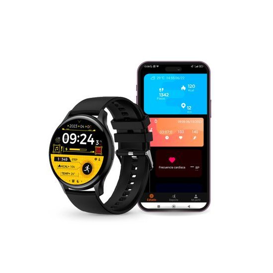 Ksix Core Amoled Smartwatch, černé