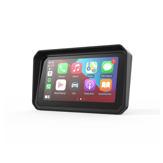 6" Motociklistički zaslon s bežičnim CarPlay i Android Auto, dvostrukom Full HD kamerom i brzootpusnim nosačem