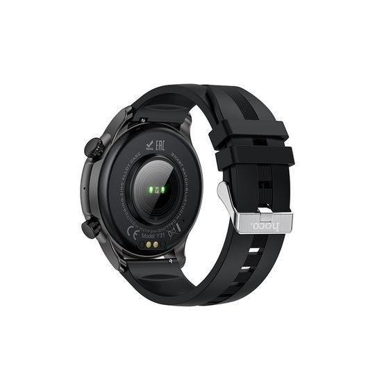 Hoco Y31 Έξυπνο ρολόι με λειτουργία κλήσης, 1,46" TFT IP67, μαύρο