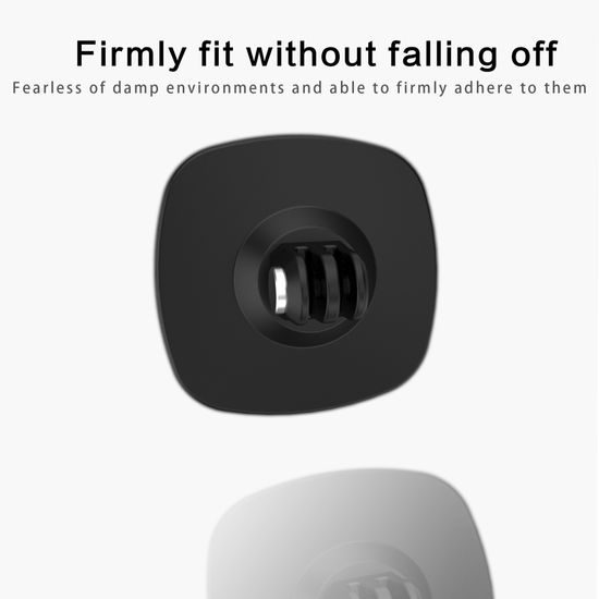 Flexible Helmet Mount – Καμπύλη αυτοκόλλητη βάση για action cameras (6,5 × 6,5 cm)