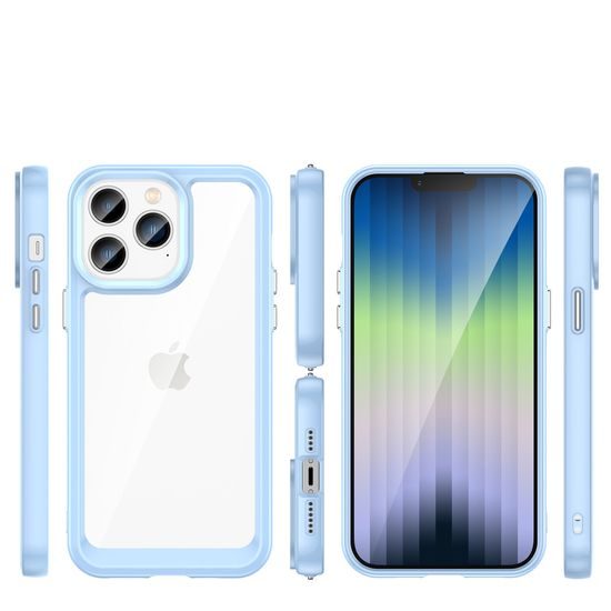 Husă Outer Space Case, iPhone 14 Pro Max, albastră