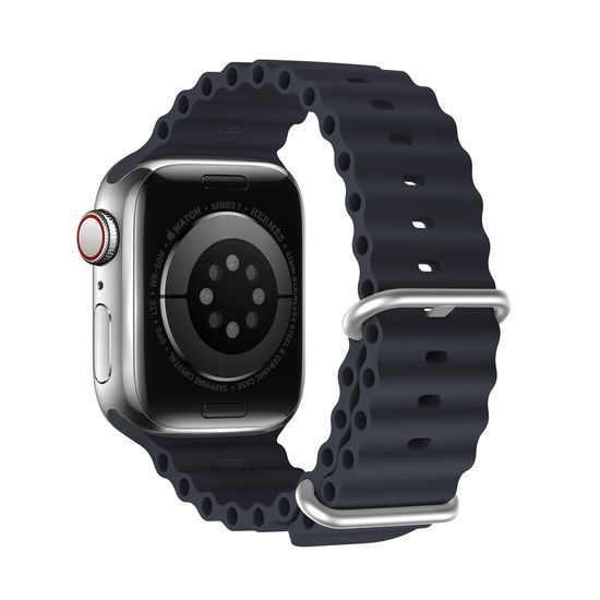 Dux Ducis remen, Apple Watch 8 / 7 / 6 / 5 / 4 / 3 / 2 / SE (45 / 44 / 42 mm), sivi