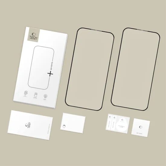 Tech-Protect Zaštitno kaljeno staklo Fit+ OnePlus Nord 6, crno, 2 komada