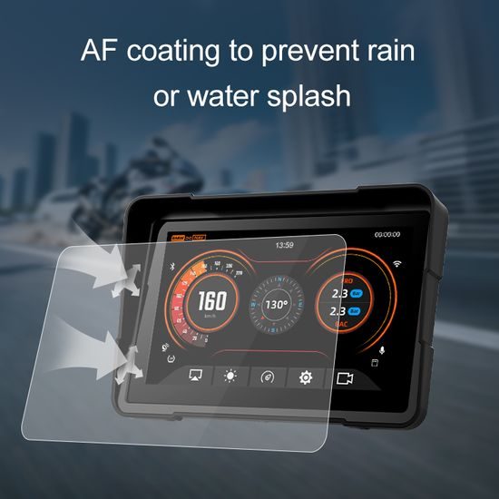 BMW Motorrad 7" IPS dodirni zaslon s bežičnim Apple CarPlay i Android Auto, CAN Bus podacima, upravljanjem Wonder Wheel, TPMS-om i 2 kamere
