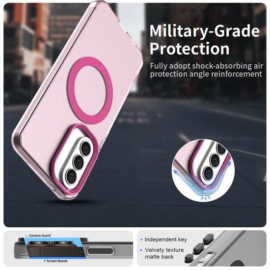 Techsuit CandyCase MagSafe, Samsung Galaxy A57 5G, růžový