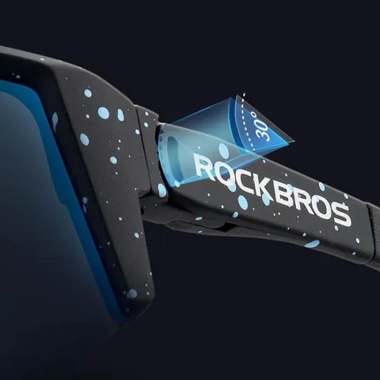 Rockbros SP297 Πολωτικά Ποδηλατικά Γυαλιά Ηλίου, Μαύρα