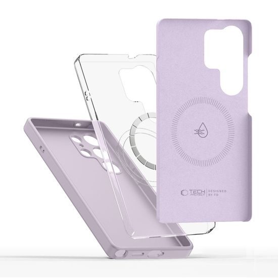 Tech-Protect Liquid Silicone MagSafe, Samsung Galaxy S25 Ultra, fialový