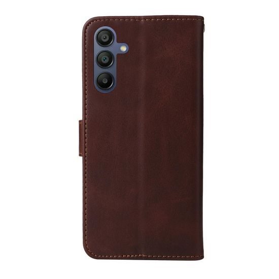 Samsung Galaxy A18 ümbris – Magnet Case nahkümbris – pruun