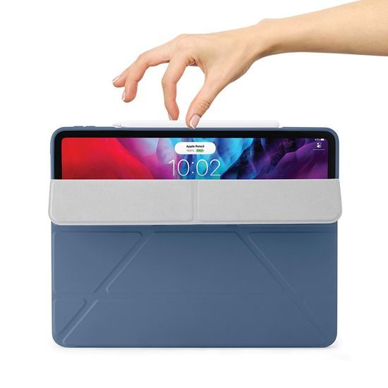 Θήκη Pipetto Origami Case, Apple iPad Pro 12.9, 2018 / 2020 / 2021 / 2022, μπλε