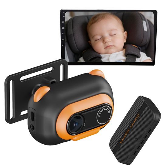 Smart Baby Monitor za auto s CarPlay i Android Auto