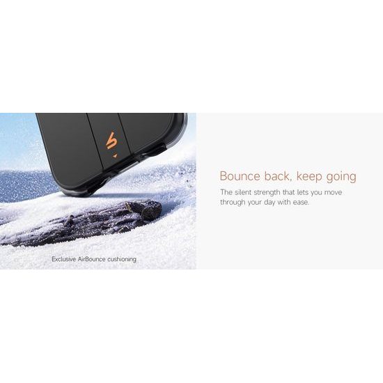Husă Suritch AirBounce Bumper MagSafe Kickstand CamProtector, iPhone 17 Pro Max / 18 Pro Max, negru