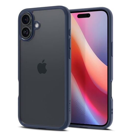 Spigen Ultra hybrid kryt na mobil, iPhone 16, modrý