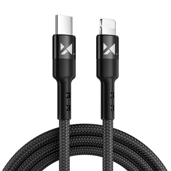 Wozinsky kabel USB-C - Lightning, Power Delivery 18W, 2m černý (WUC-PD-CL2B)