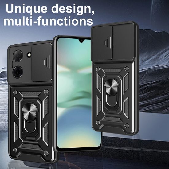 Samsung Galaxy S25 FE / S26 FE dėklas – Techsuit CamShield – juoda