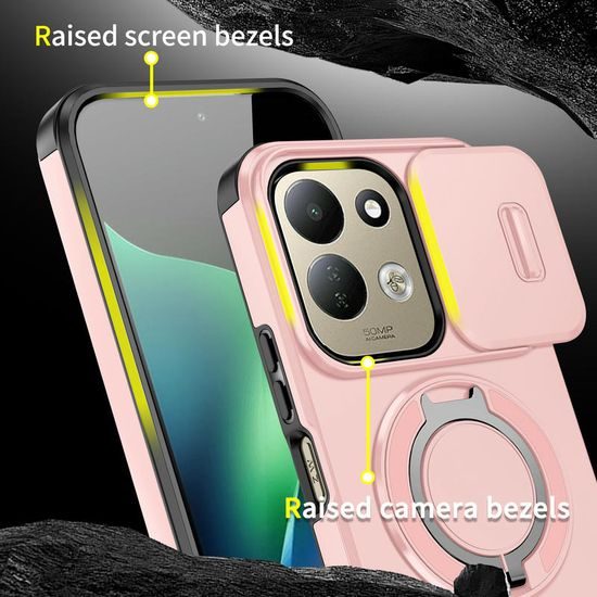 Camslide Stand tok, Xiaomi Redmi 17, rózsaszín