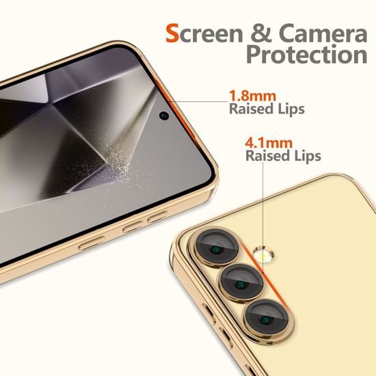 Tech-Protect MagFlex MagSafe Samsung Galaxy S25 Plus, lesklá zlatá